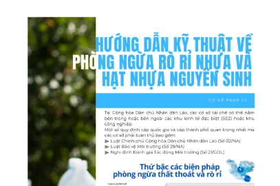 Hướng dẫn kỹ thuật về phòng ngừa rò rỉ nhựa và hạt nhựa nguyên sinh.